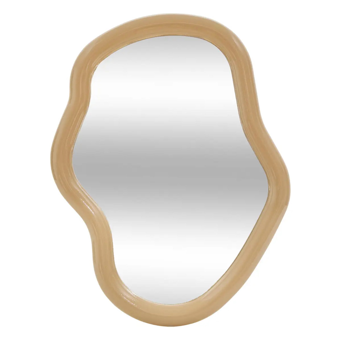 Miroir mural Reza beige 33x25cm