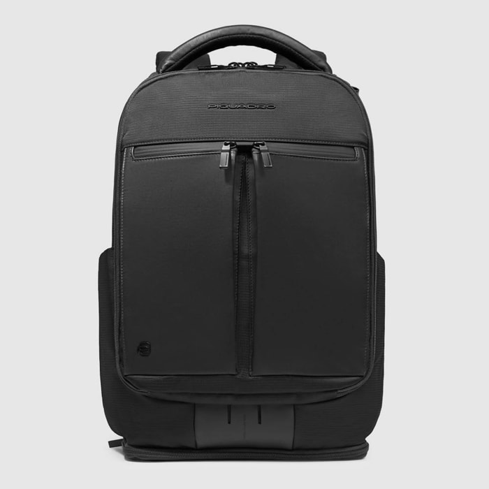 Piquadro Zaino porta pc 15,6 in tessuto riciclato