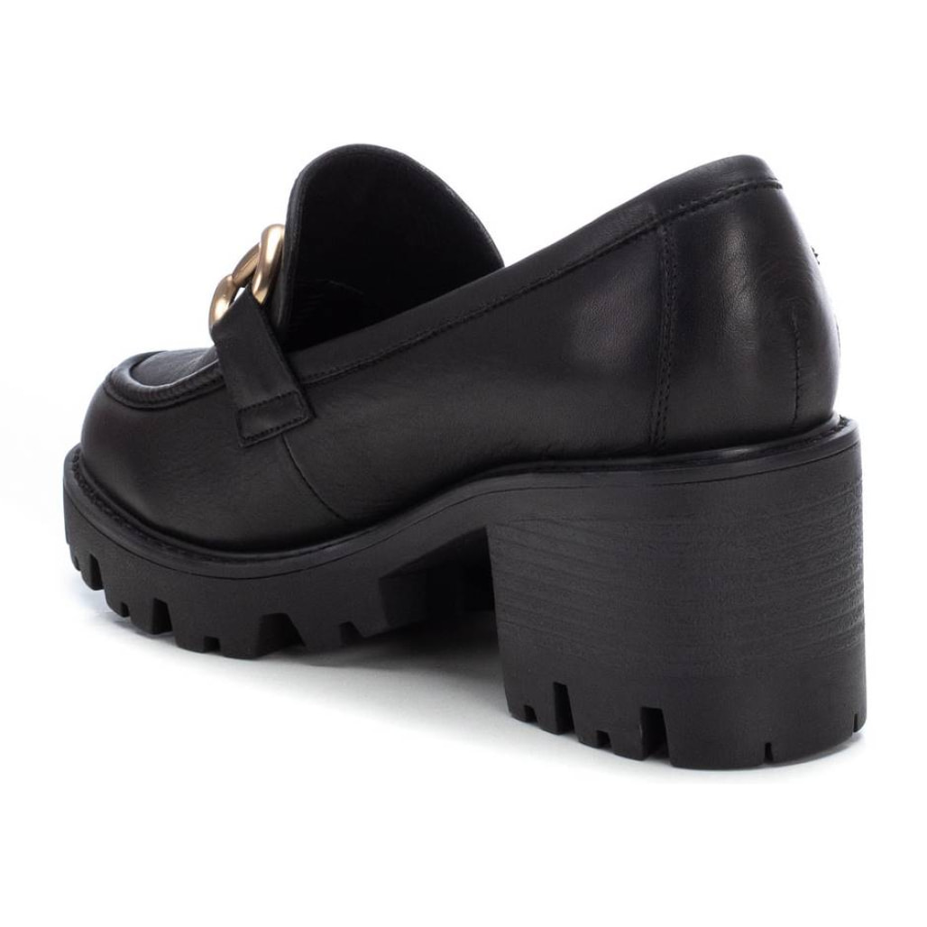 Zapato mocasín de piel negro