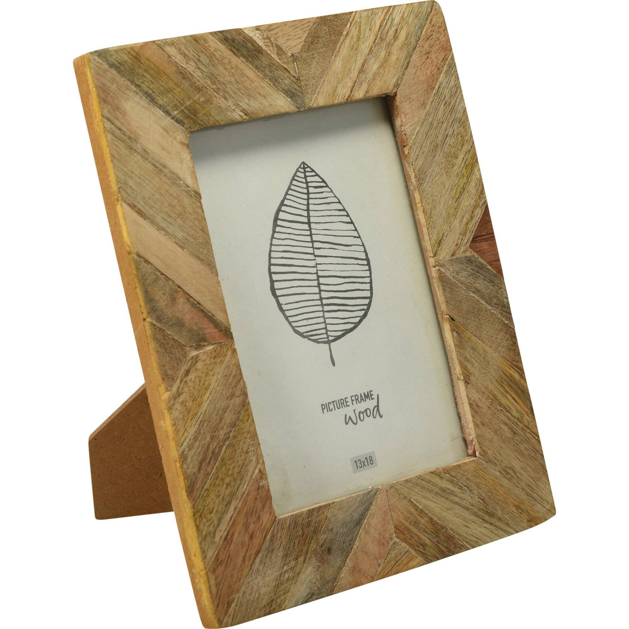 Well home marco de foto en madera 19,2x1,3x24cm