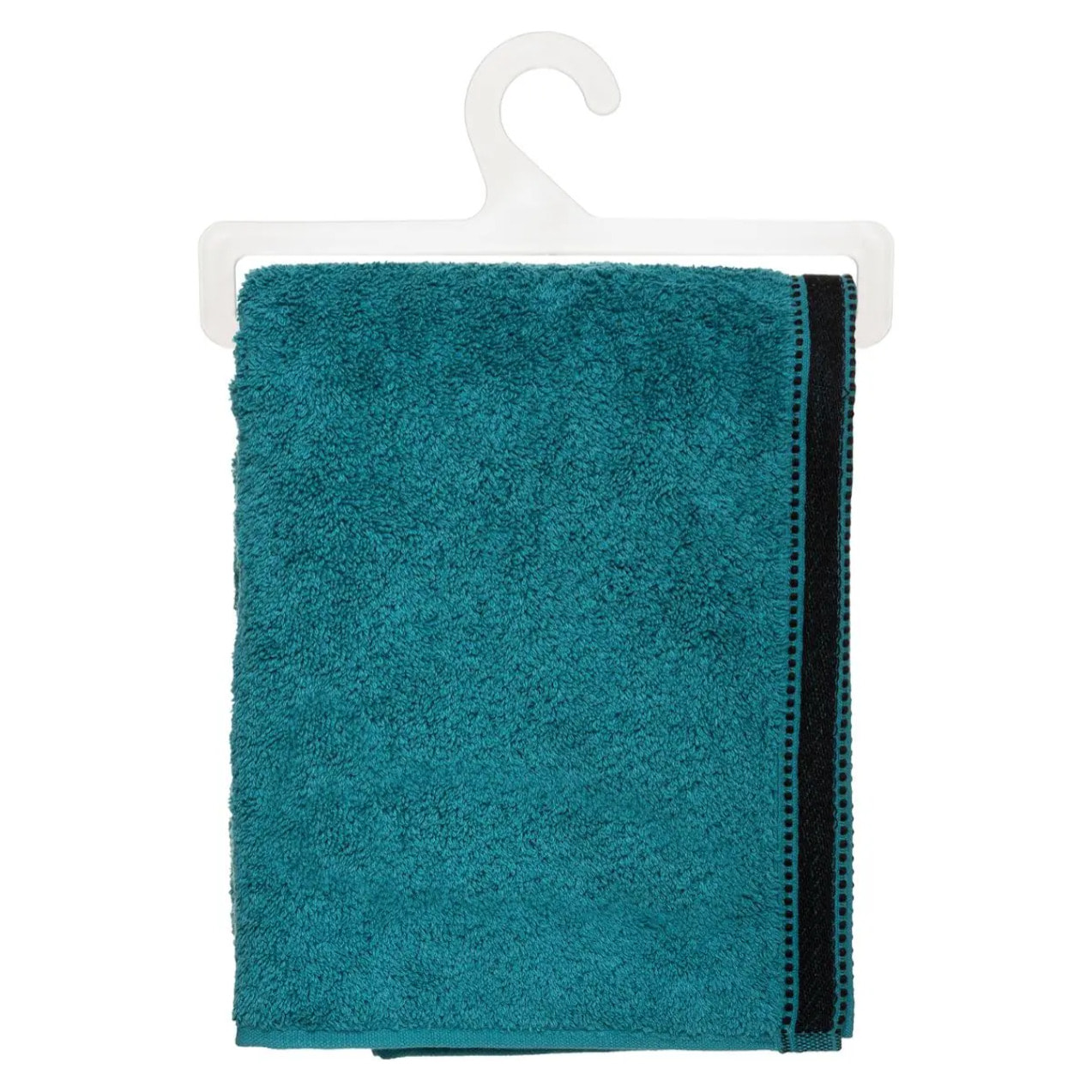 Drap de douche "Joia" coton bleu canard 70x130cm