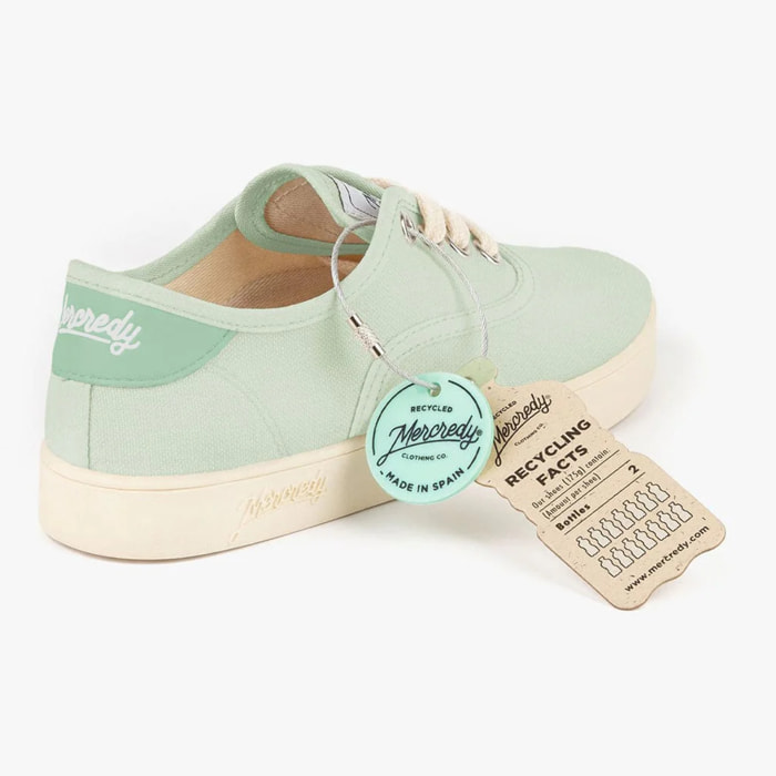 Zapatillas ecológicas verdes Mercredy