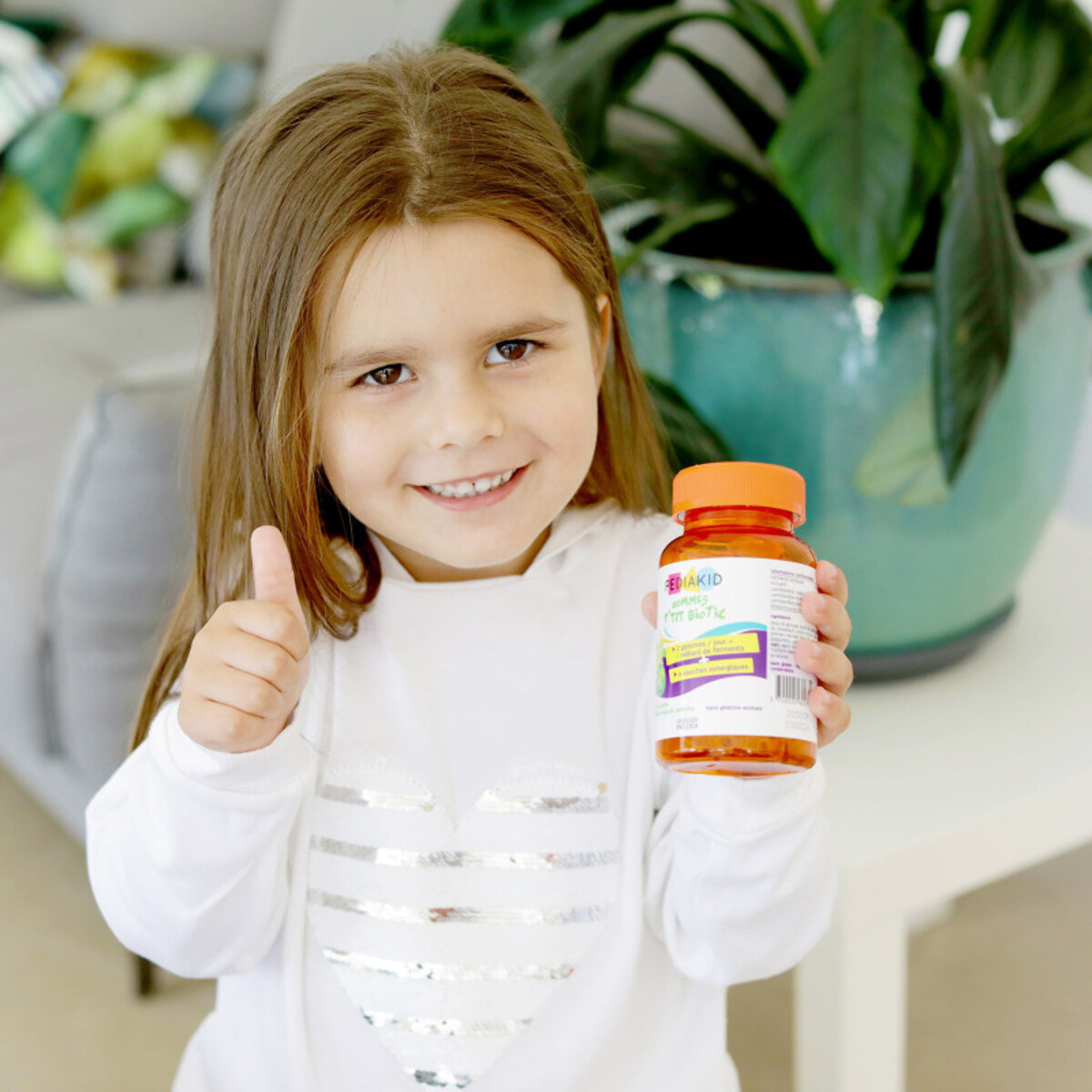 PEDIAKID - Gommes P'tit Biotic - Formule Naturelle au Délicieux Arôme de Pomme - Contribue à Enrichir la Flore Intestinale - Soutient les Défenses de l'Organisme - Lot de 2 piluliers