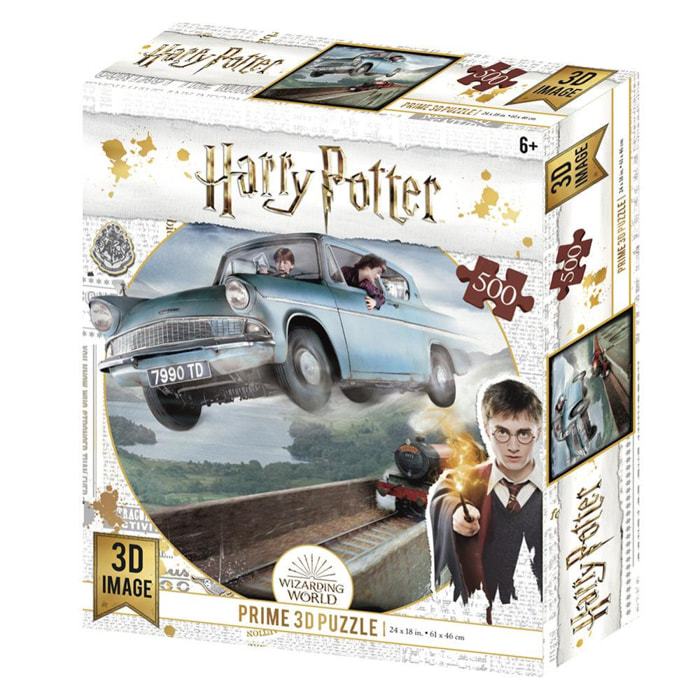 Puzzle Lenticular Harry Potter Ford Anglia 500 Piezas