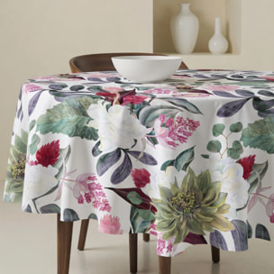 Nappe ronde en résine anti-taches 0318-105