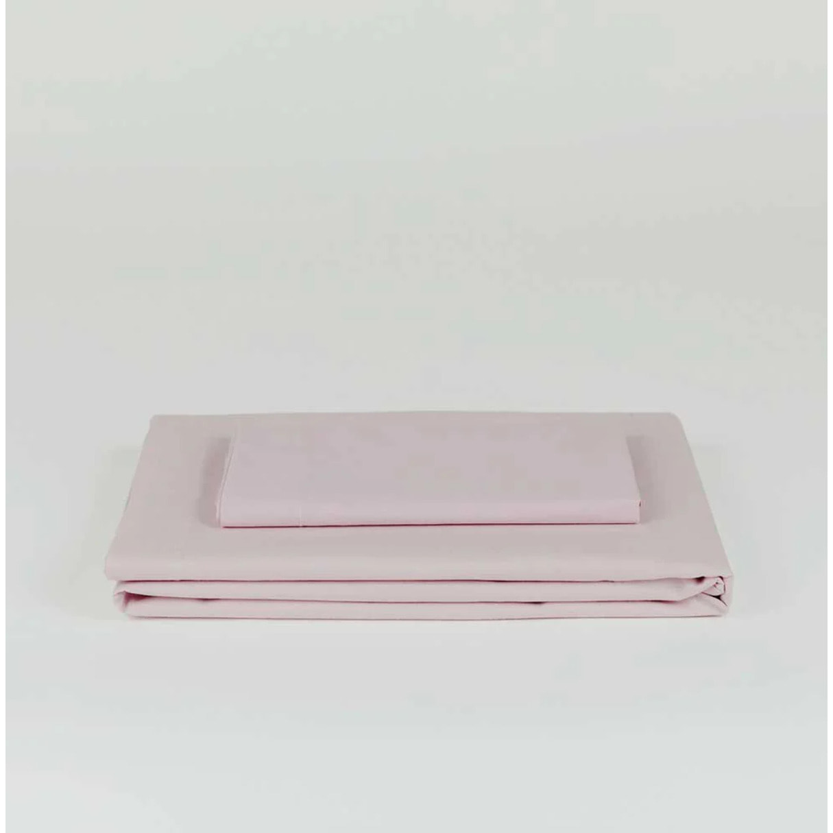 Juego de sábanas algodón rosa