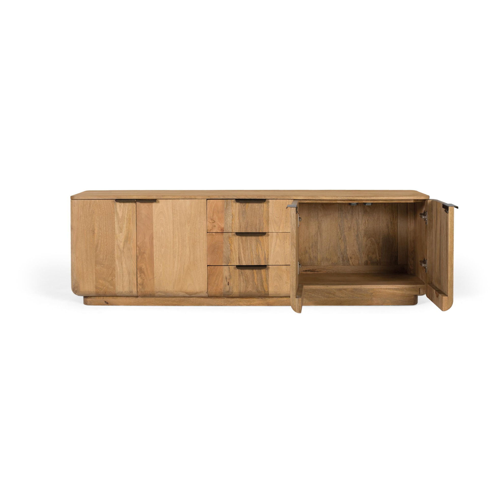 Mueble TV de Madera de Mango 180 Cm Estilo Rústico Moderno