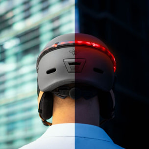 Casque CASR Led Glow gris taille L