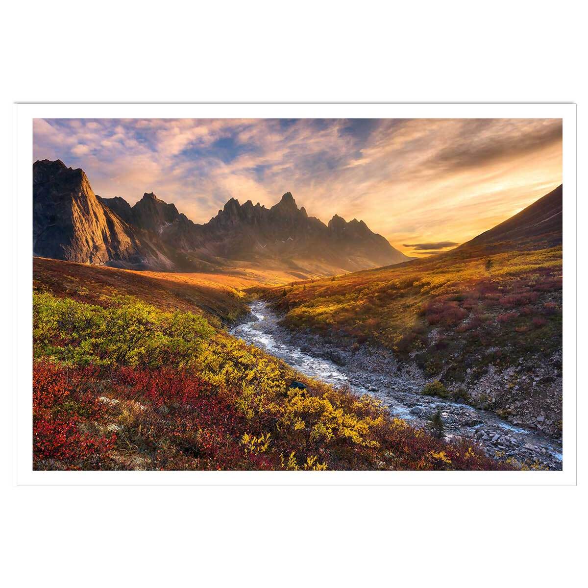 Affiche paysage moutain paradise Affiche seule