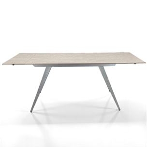 Tomasucci Table extensible MICCIU TRAVERTINO MARBLE - PLATUNUM