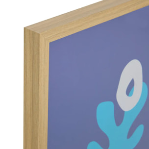 Affiche encadrée Libe 30x40cm "Santorin"