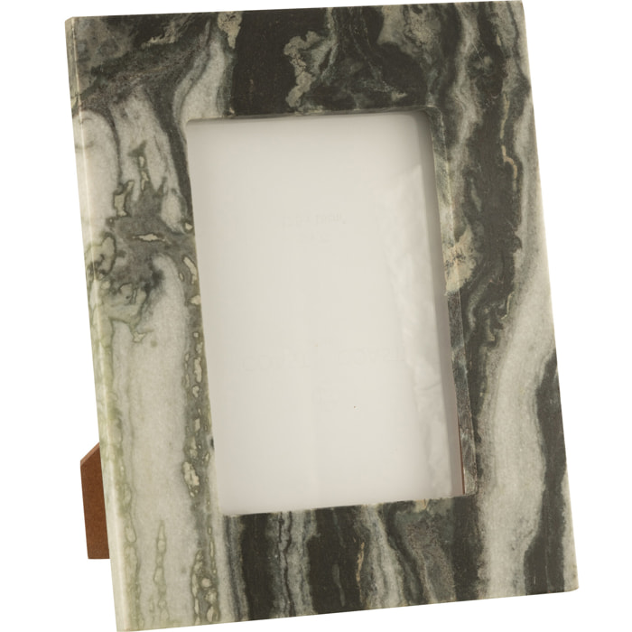 J-Line cadre photo Marbre - pierre - noir/gris - large