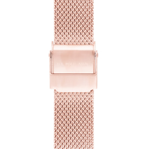 Orologio U.S. Polo Assn. In acciaio con maglia milanese