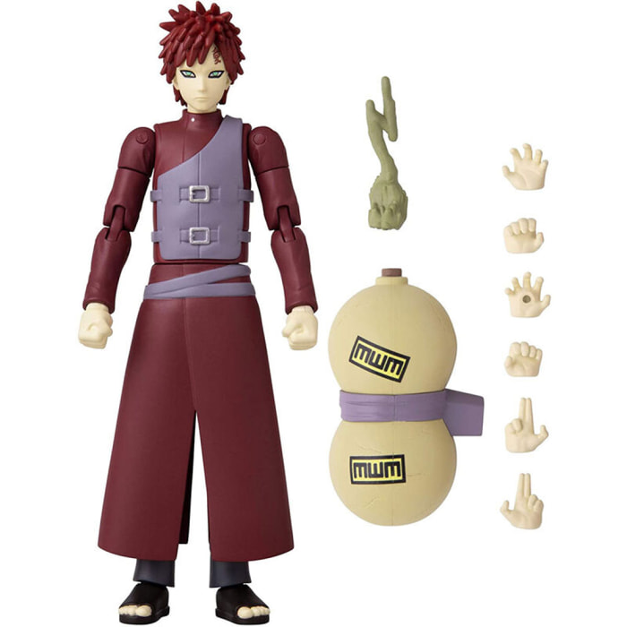 Naruto Shippuden Anime Heroes Gaara Figura 15cm Bandai