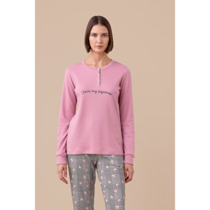 Pigiama donna caldo cotone felpato articolo heart. Noidinotte