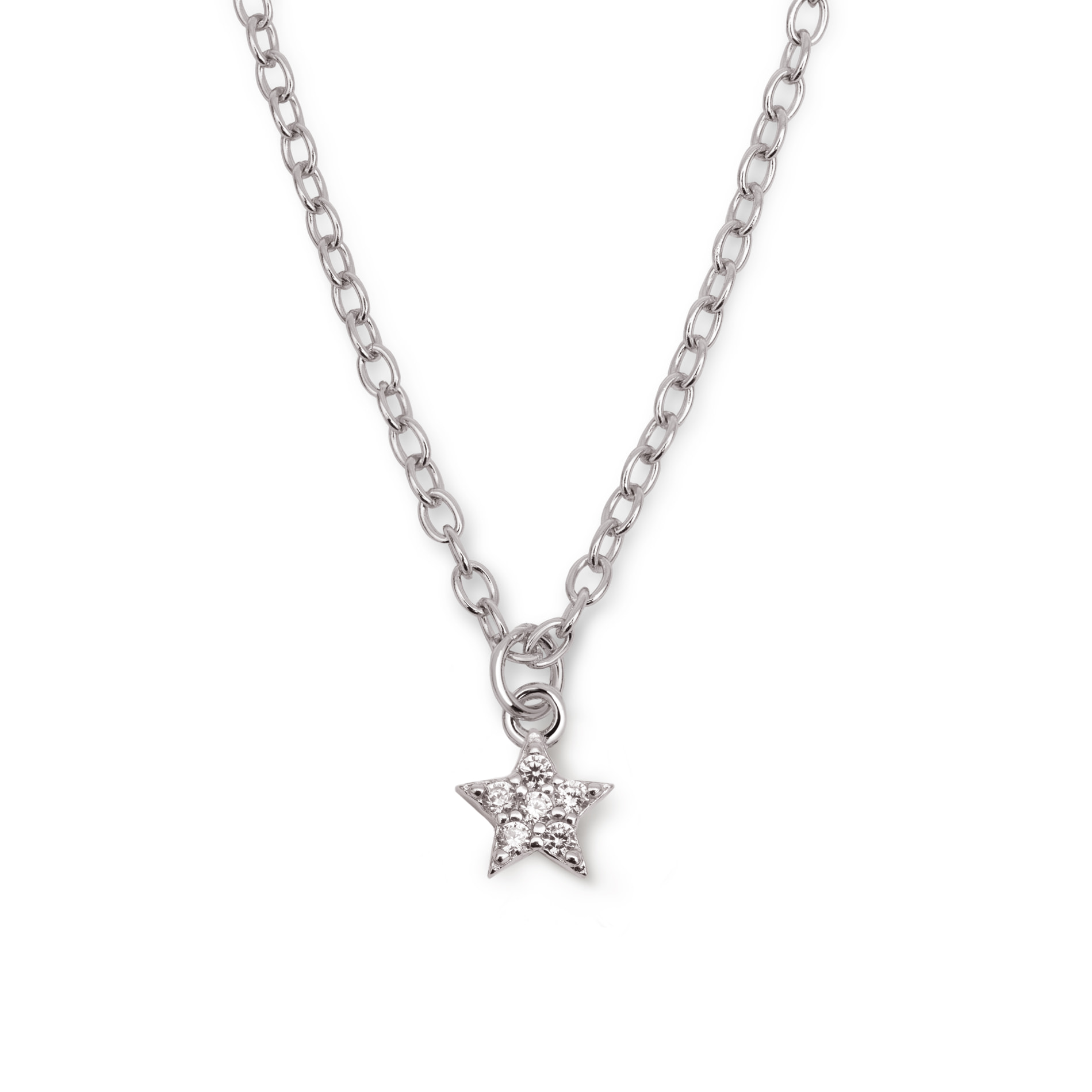 Collana Polaris Star in Argento
