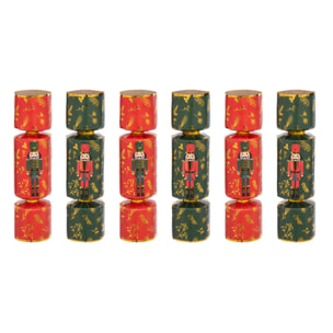 Lot de 6 crackers Casse Noisette