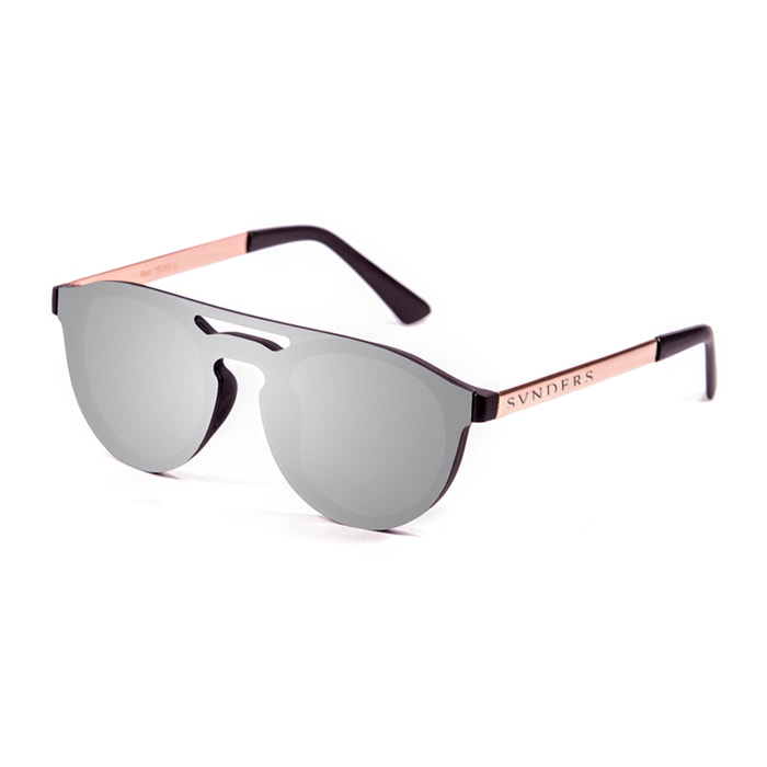 GAFAS DE SOL SUNPERS BIARRITZ DOUBLE BRIDGE METAL de color Plateado