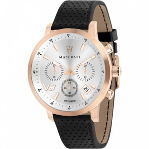 Reloj Maserati R8871134001 Hombre Analogico Cuarzo con Correa de Cuero