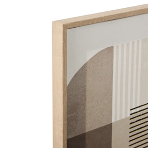 Toile imprimée Xena 58x2,3x78cm marron