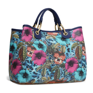 Borsa a mano  da donna In Poliestere e Poliuretano Prodotto artigianale 37x27,5x15 cm