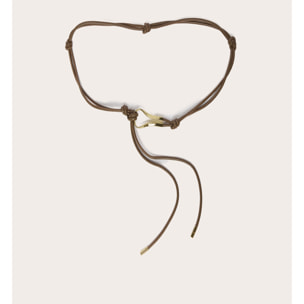 Motivi - Cintura boho con nodi - Marrone