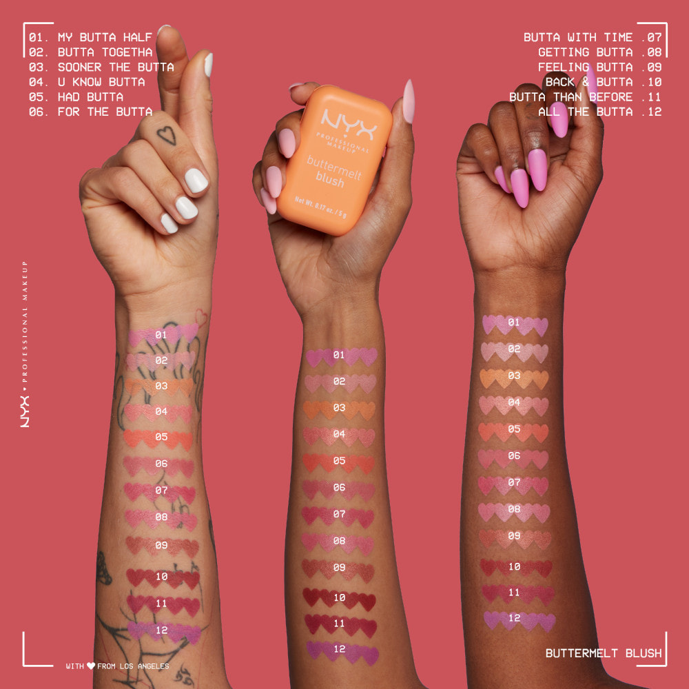 NYX Professional Makeup Buttermelt Blush Blush ALL THE BUTTA