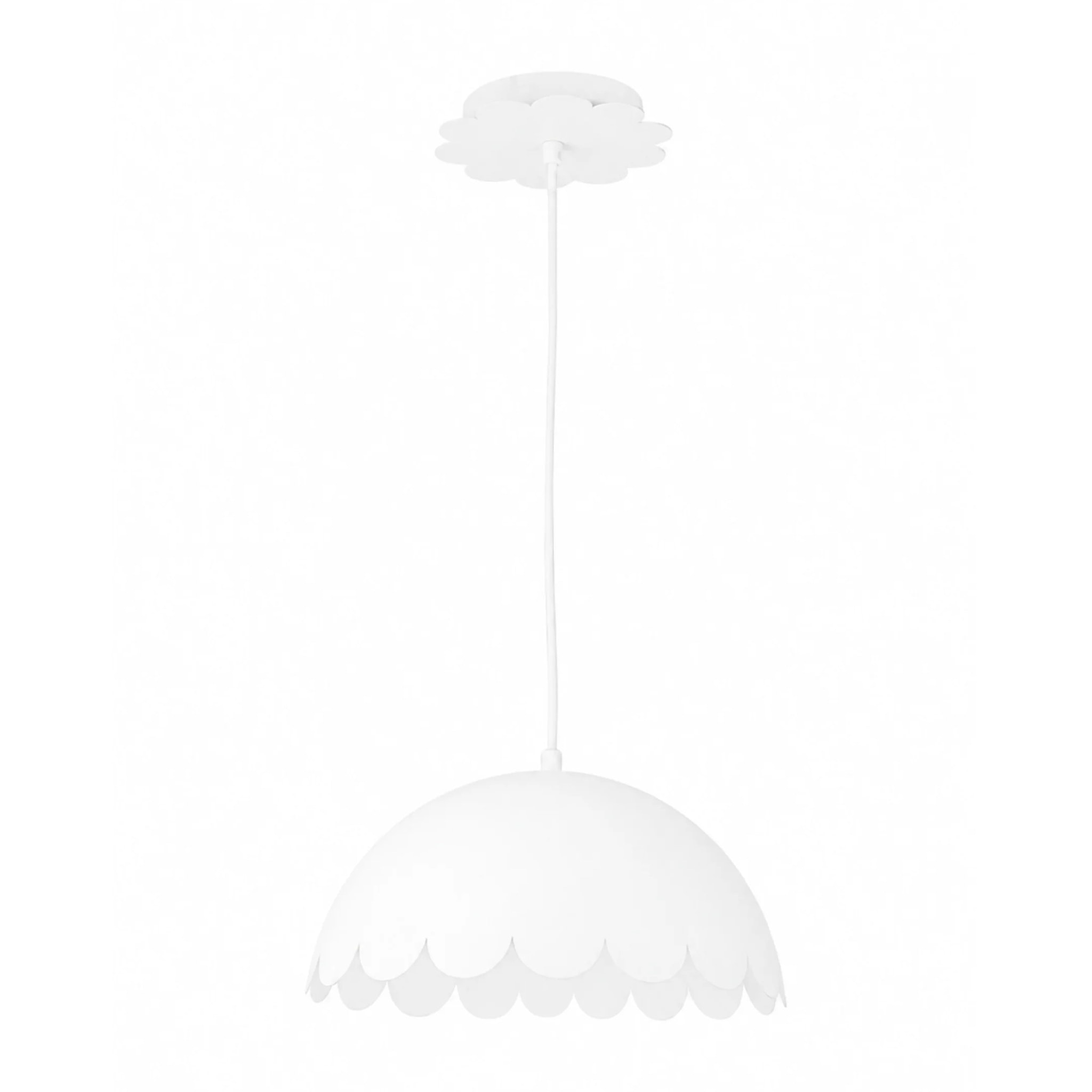Suspension en métal blanc D30 cm - Flow