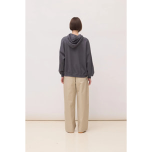 PANTALÓN STRAIGHT MUJER POPLIN CAMEL
