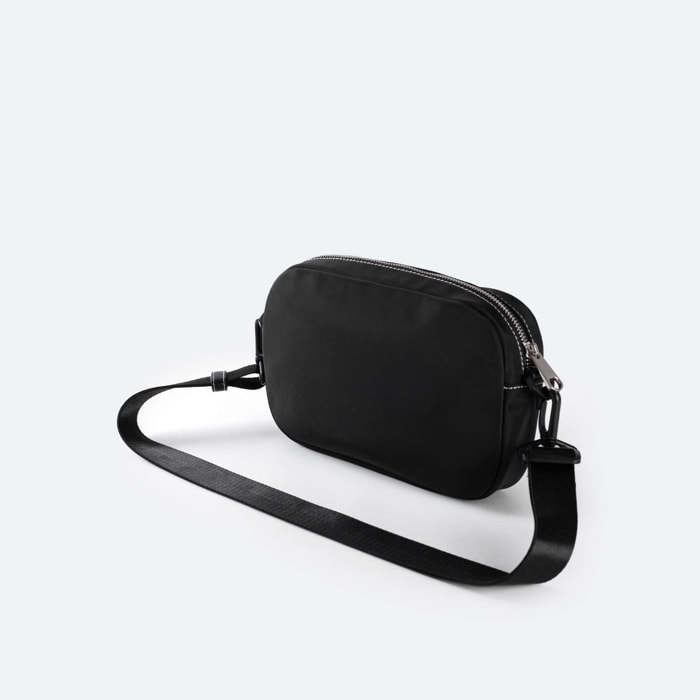 RECYCLED X CROSSBODY BLACK