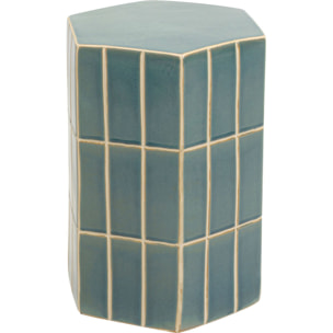 Table d'appoint Bliss Tile 41cm bleue Kare Design