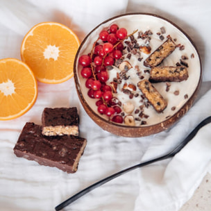 STC NUTRITION - Protein Bar Vegan - Riche en protéines & fibres - Faible teneur en sucres - 100% Vegan - Norme anti-dopage - Etui 5 barres