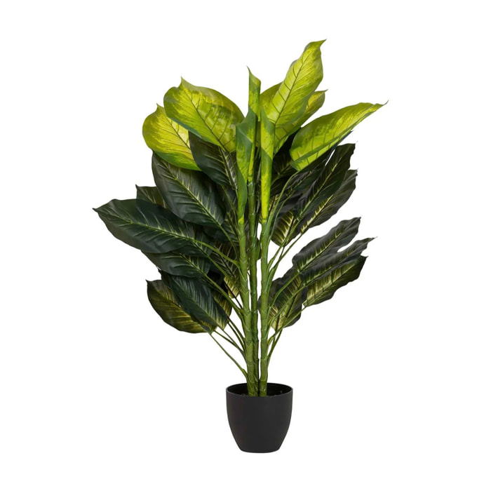 Planta Artificial Dieffenbachia Con Maceta 65x65x113 Cm