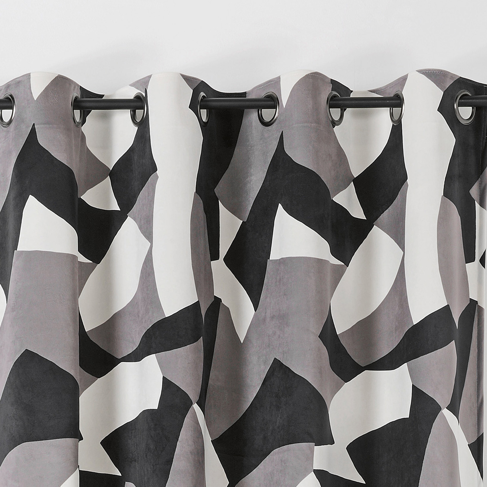 Rideau d'ameublement Camo - Gris clair