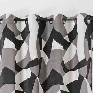 Rideau d'ameublement Camo - Gris clair