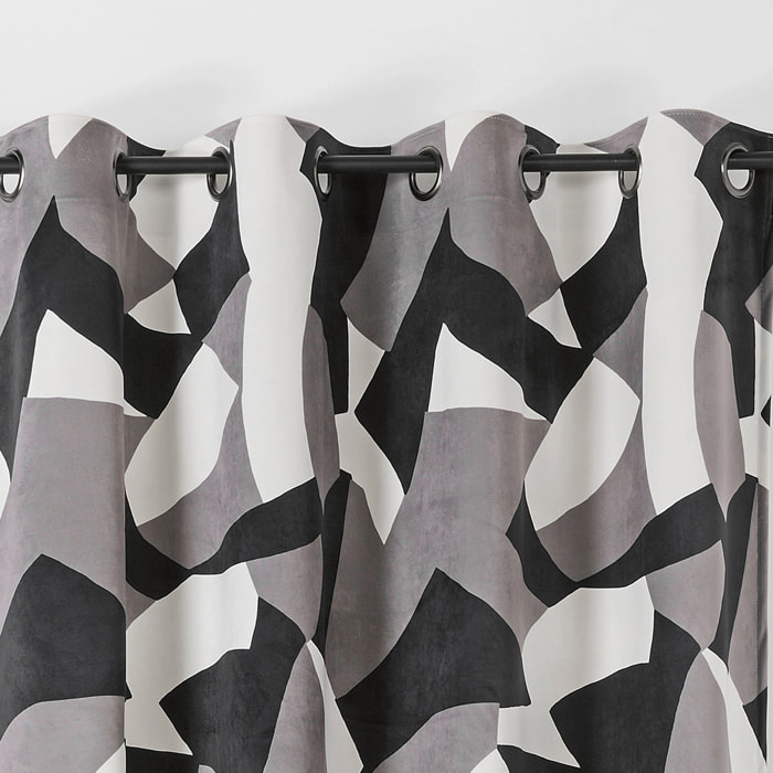 Rideau d'ameublement Camo - Gris clair