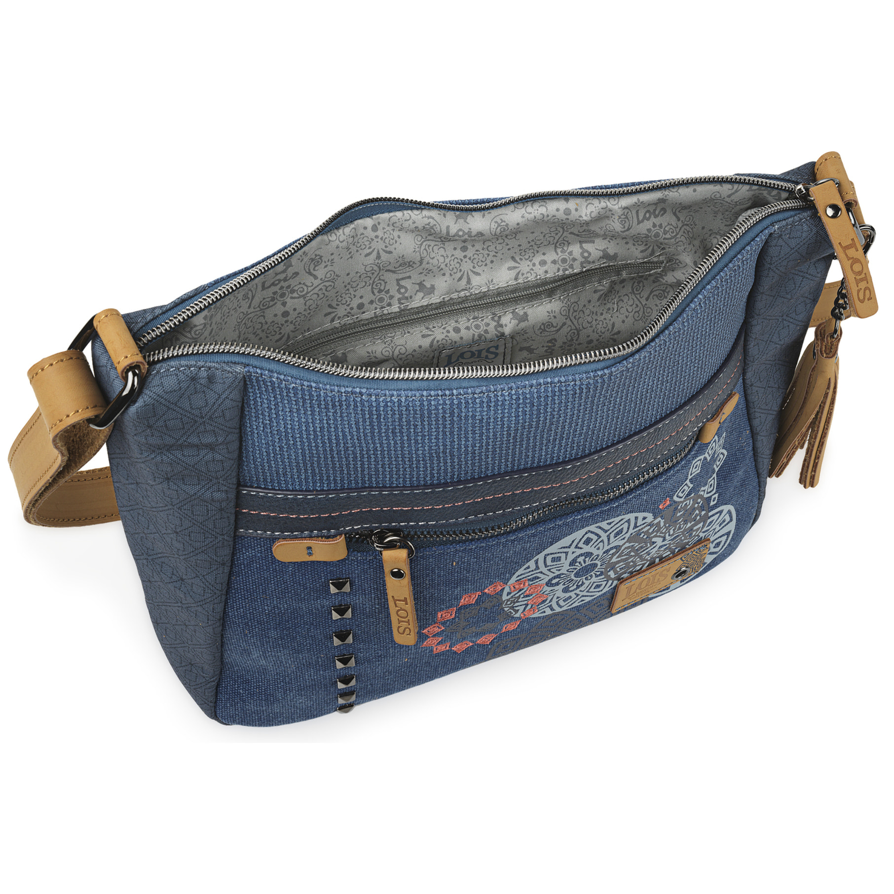 Bolso Bandolera Mujer Sint/Pu Lois Pasadena Azul