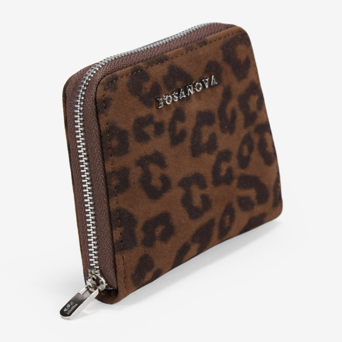 Monedero estampado leopardo
