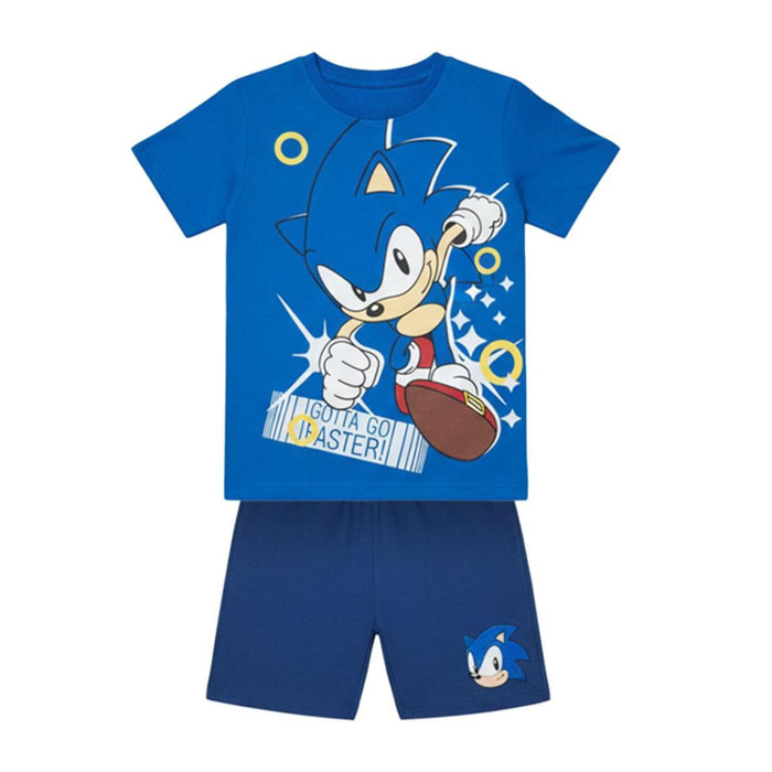 Conjunto 2 piezas Sonic - Color Azul