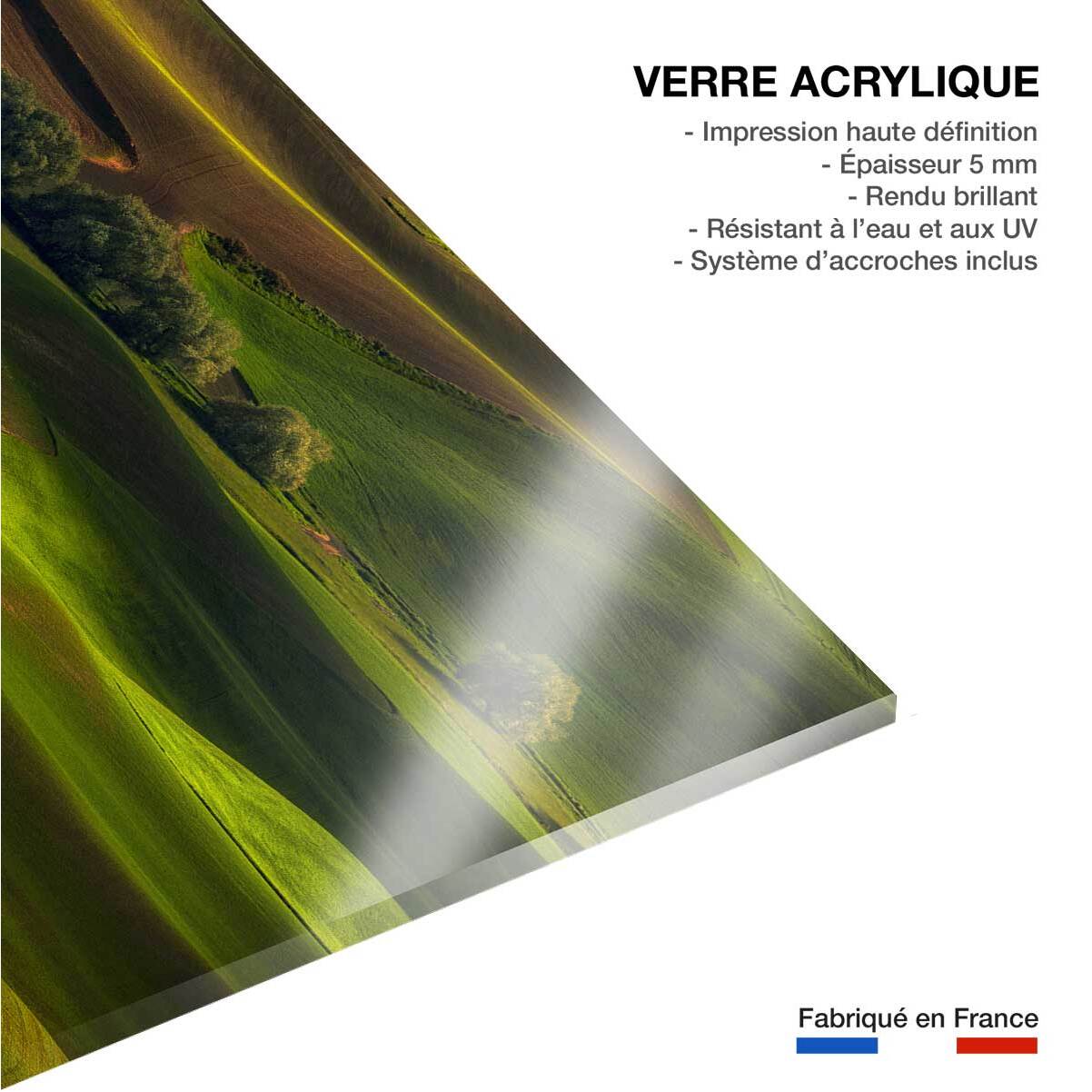 Tableau Colline UsA Tableau plexiglas