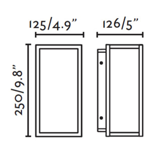 KELA Lampada applique d'extérieur noir