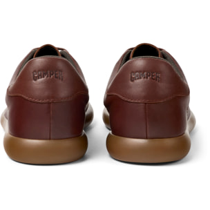 Scarpe stringate - CAMPER Pelotas Soller - Marrone - Pelle liscia