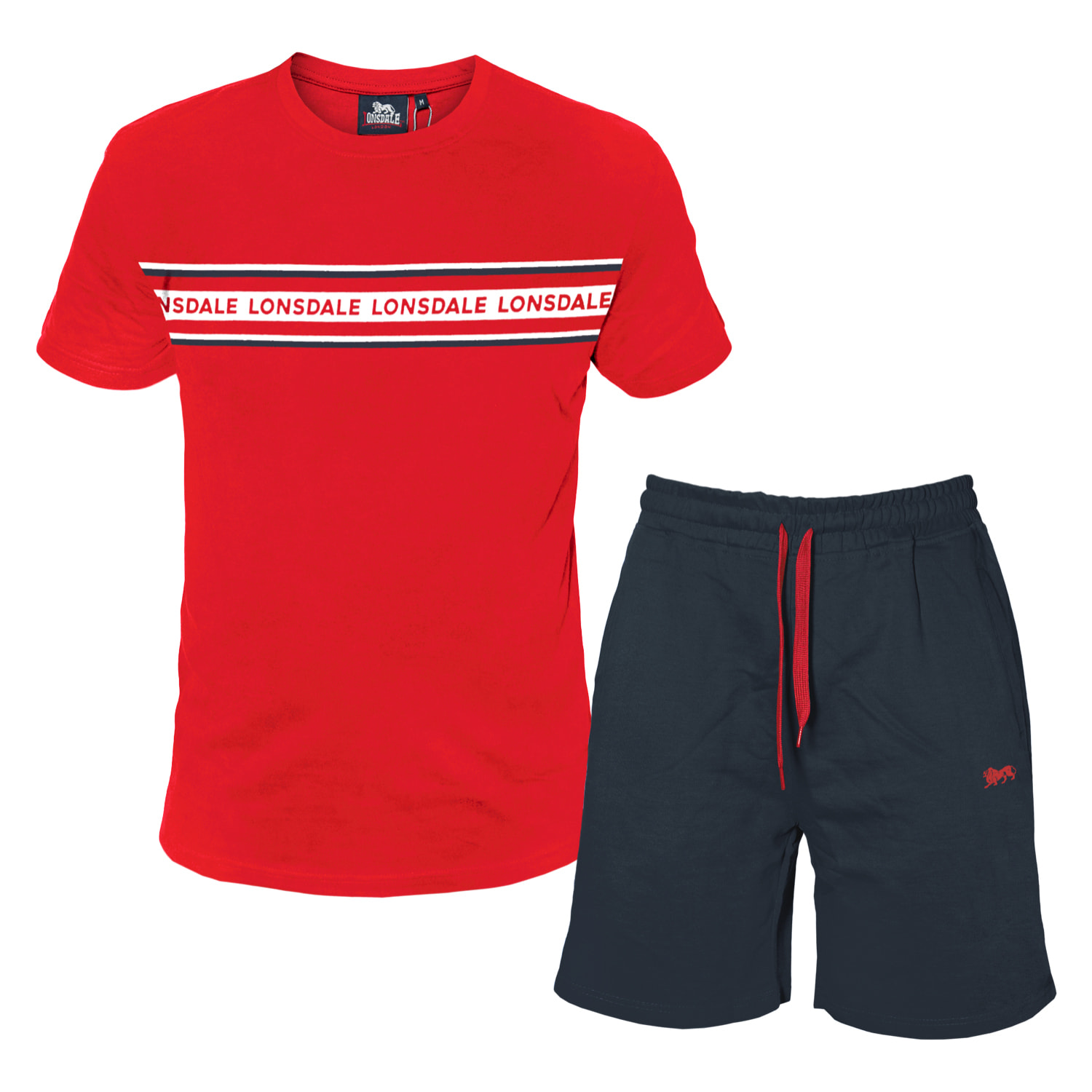 Completo Set Uomo LONSDALE Cotone Corto
