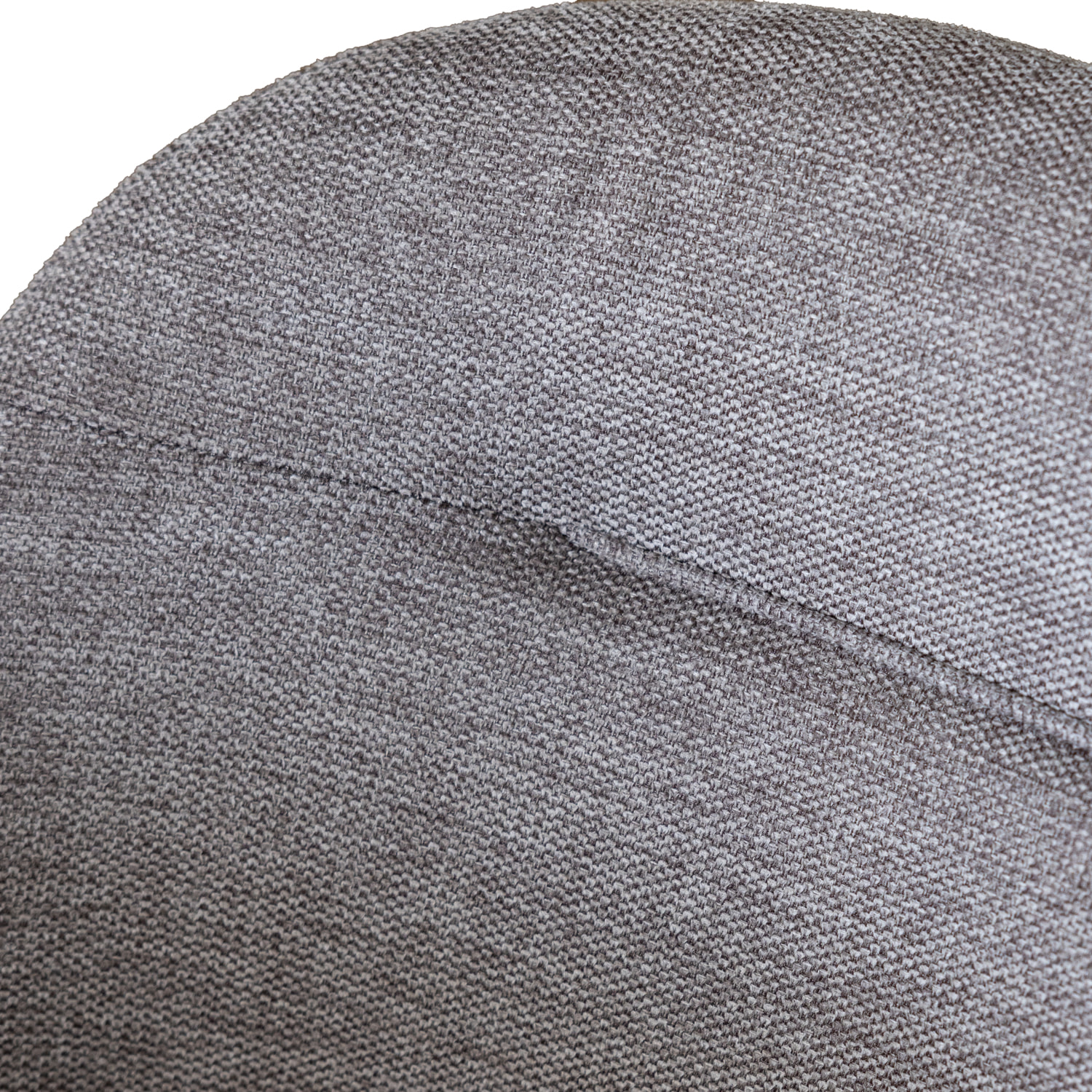 Lot de 2 chaises en tissu gris SAFFI