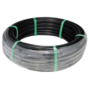 Tubería negra con goteros integrados 16 mm Planeta Huerto 25 m