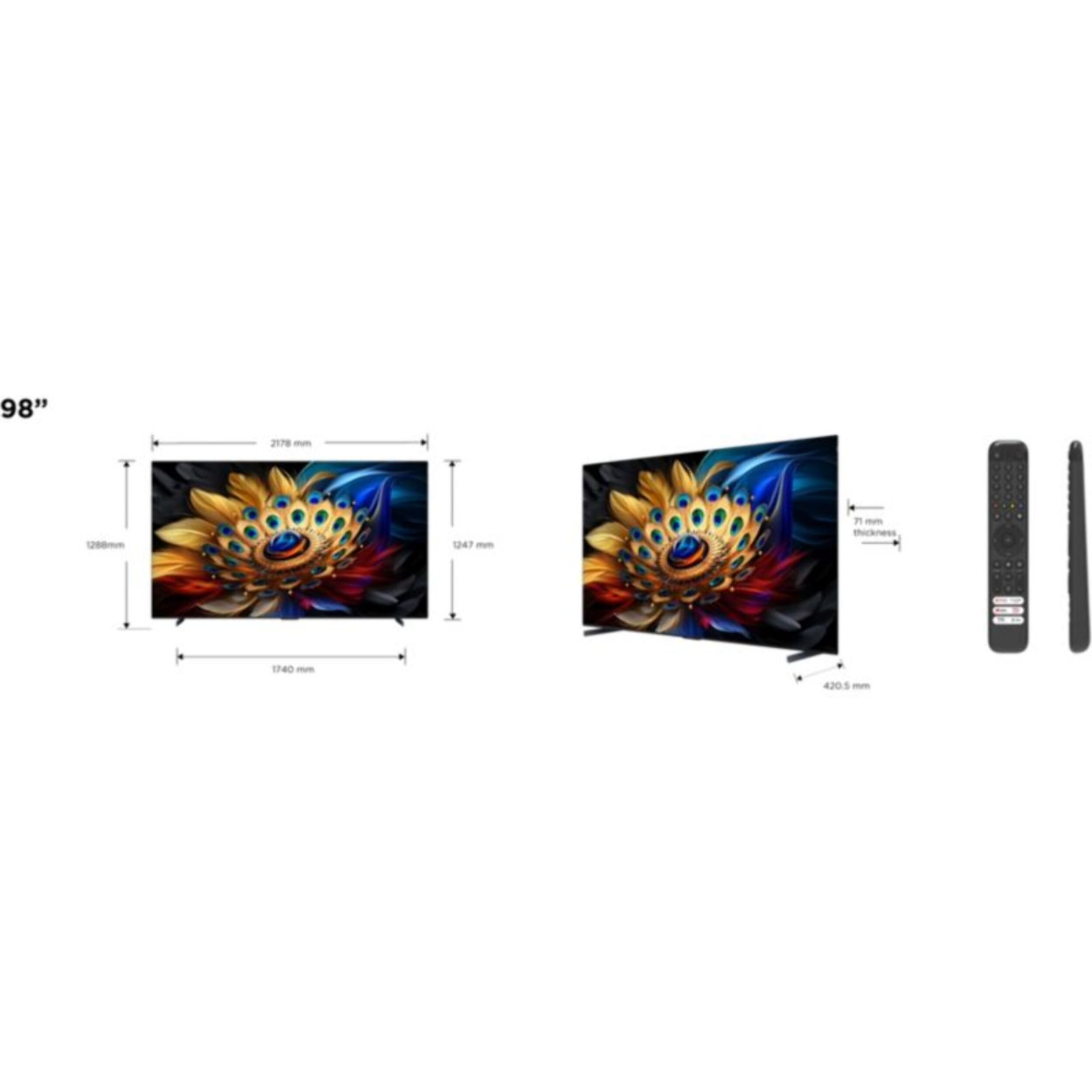 TV QLED TCL 98C655