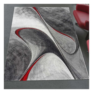 Tapis moderne Tavo avec motif de gouttes d'eau