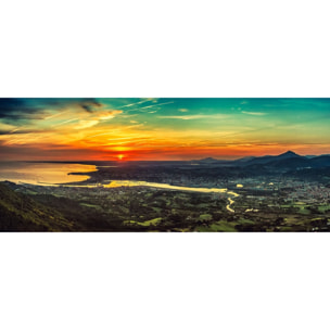 Tableau coucher de soleil pays basque Tableau plexiglas