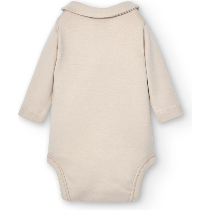 Body cruzado bebé manga larga con cuello