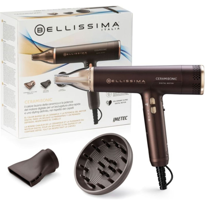 Sèche cheveux professionnel BELLISSIMA Numerique Ceramisonic